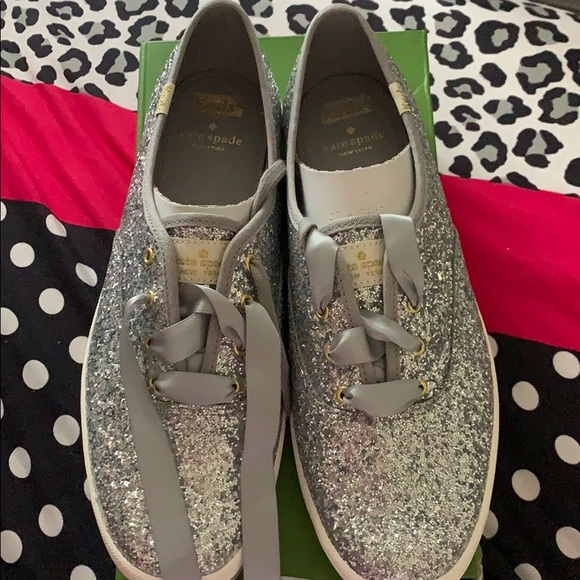 kate spade Shoes - Glitter Kate Spade Keds